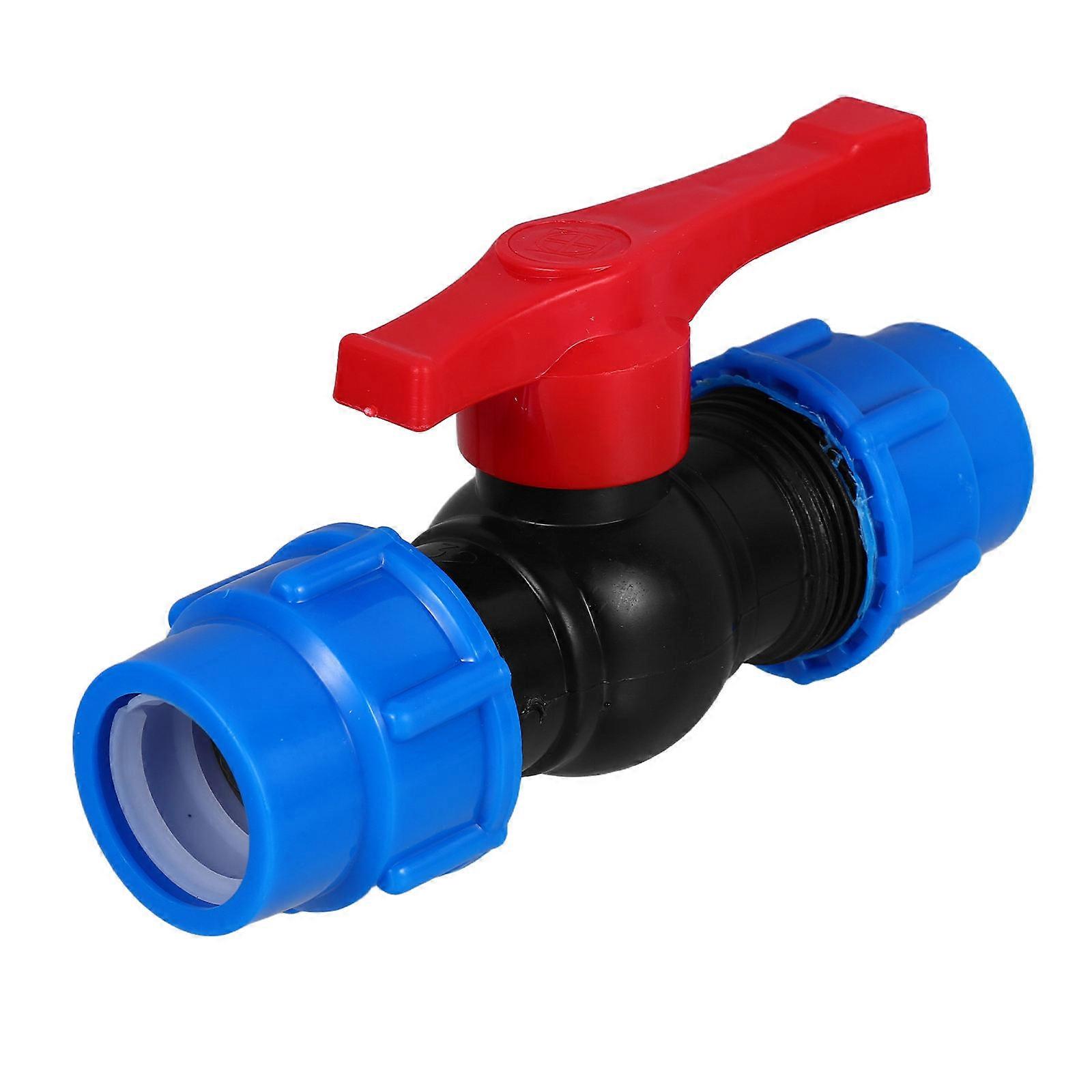 Connecting Valve Plastic Water Valve Adapter for Plumbing Fitting 3Pcs Set