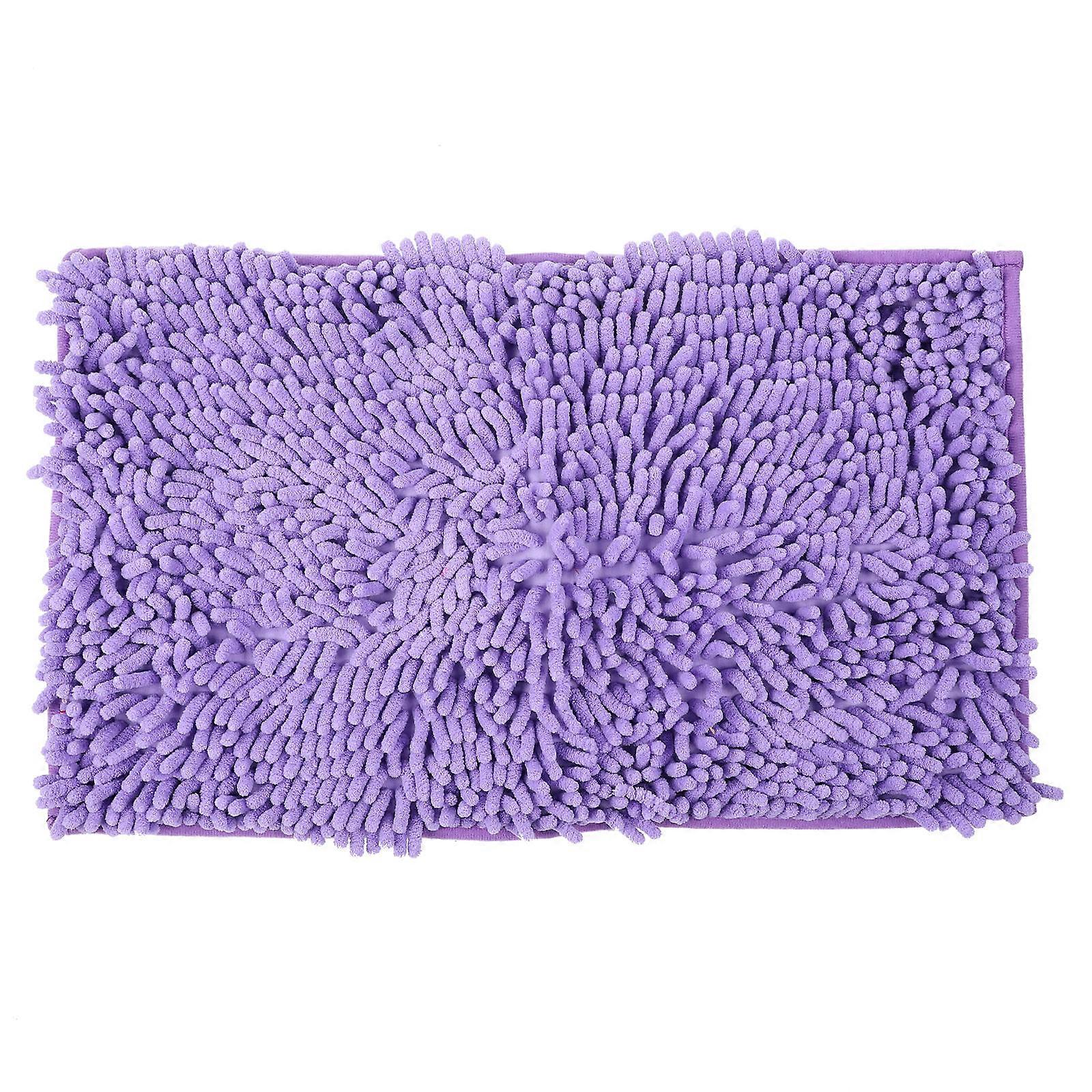 Chenille Pet Blanket Mat for Comfortable Rest Purple 1 Piece