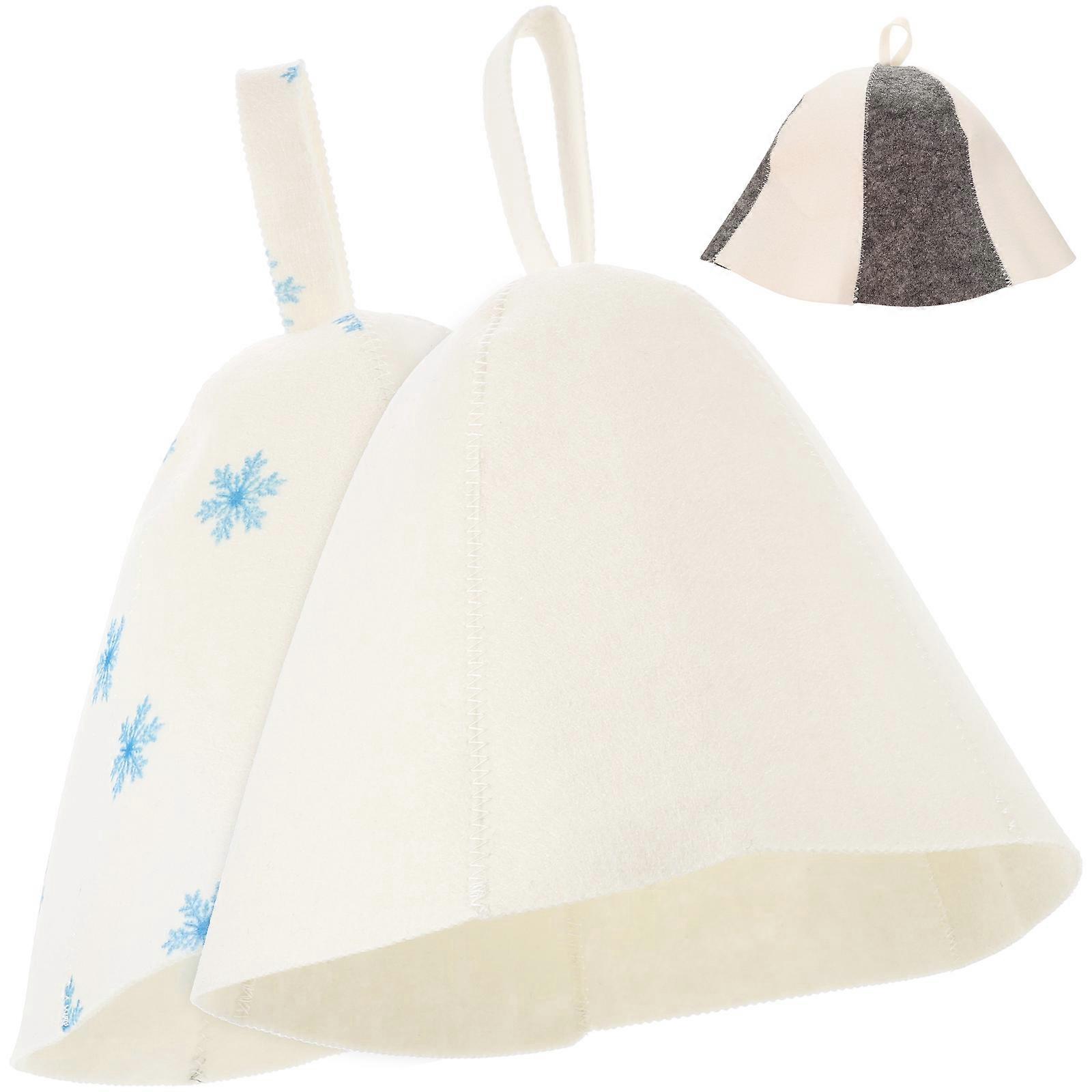 Sauna Hat Felt Bath Hats for Protection 15Pcs Assorted