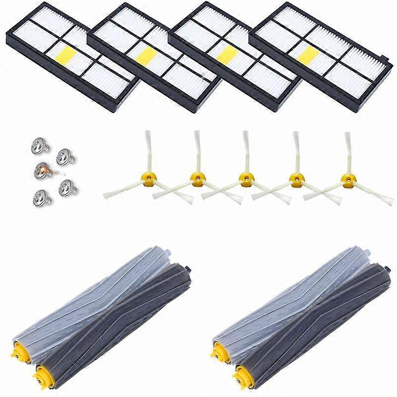 Replacement Parts Accessories for Roomba Vacuum Sets Multi-Surface Rubber Brush Rollers