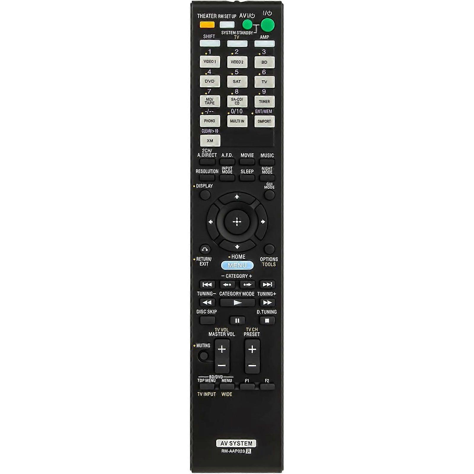 New RM-AAP023 Universal Replacement Remote Control Fit for Sony Surround Sound A/V AV Receiver STR-DG800 STR-DA3500ES STR-DA3600ES STR-DA5400ES RM-AAL
