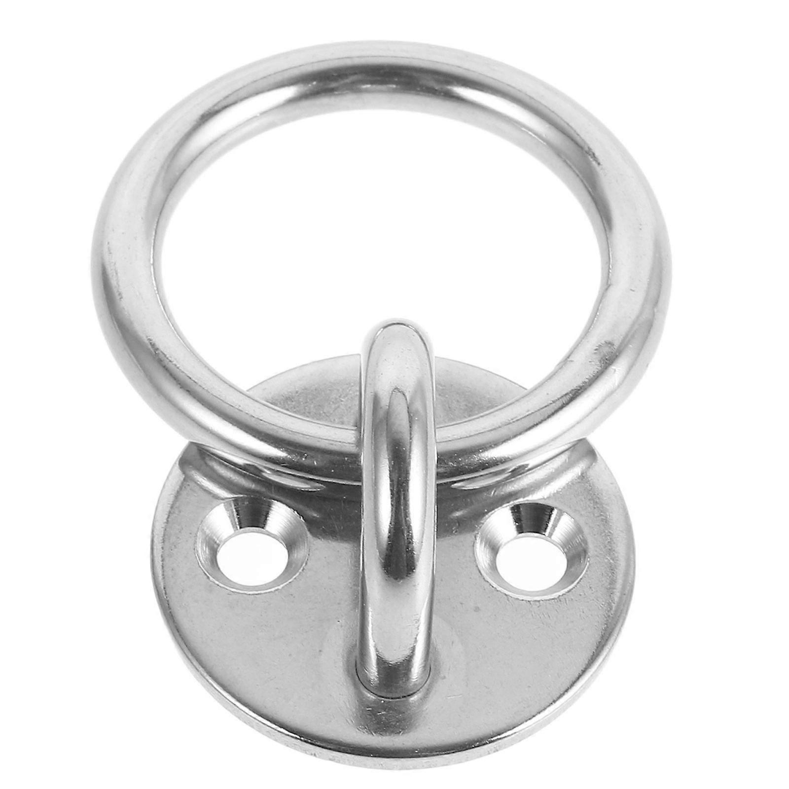 Ceiling Hook Stainless Steel Pad Eye Plate for Holding Use 2Pcs