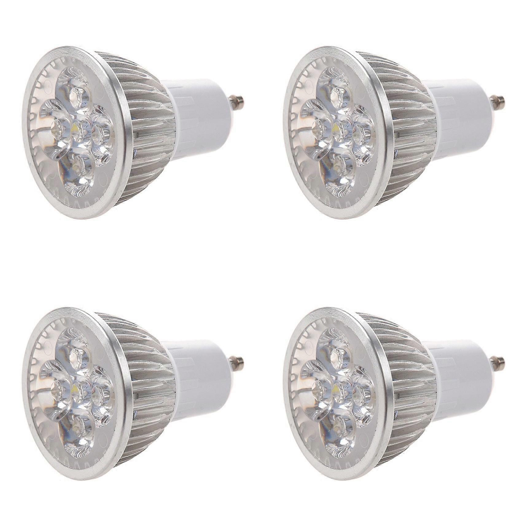 4X 4 LED GU10 Light Bulb 4W Cold White 85-265V