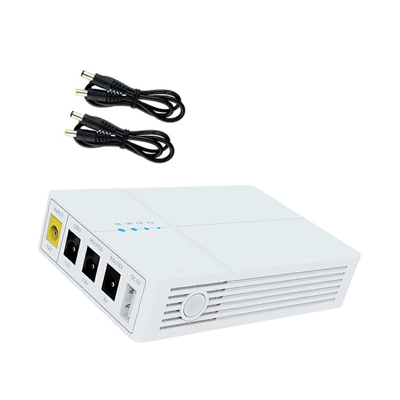 Double Output Backup Power Supply for Router Modem 9V and DC12V with 13500mAh and Extended Operation Time Multicolor