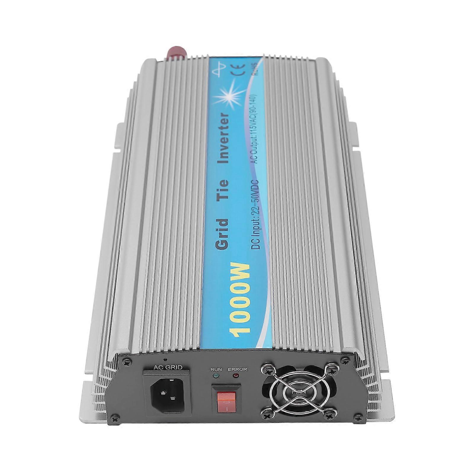 1000W Grid Tie Inverter MPPT Pure Sine Wave 2250VDC Solar Input AC90140V for 36V Panels