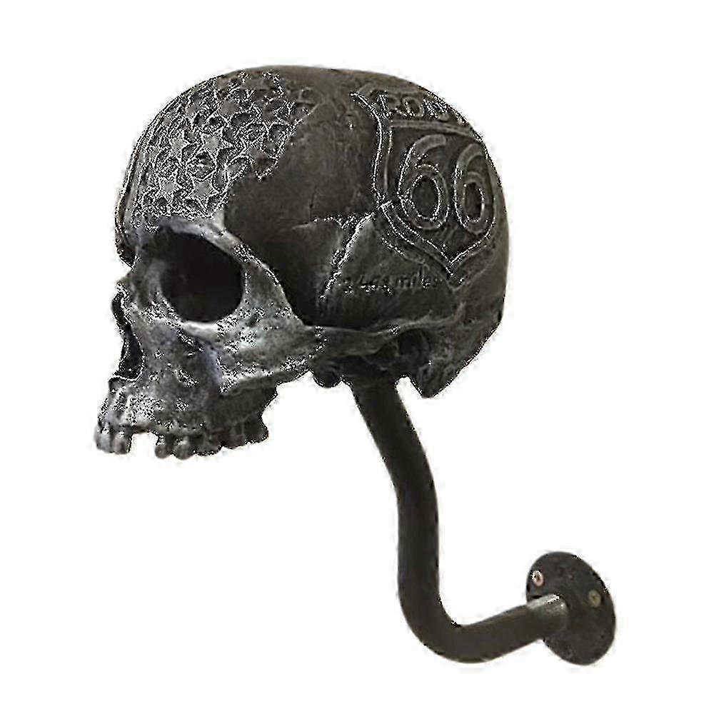 Wall Mount Helmet Rack Skull Bracket Resin Craft A Style