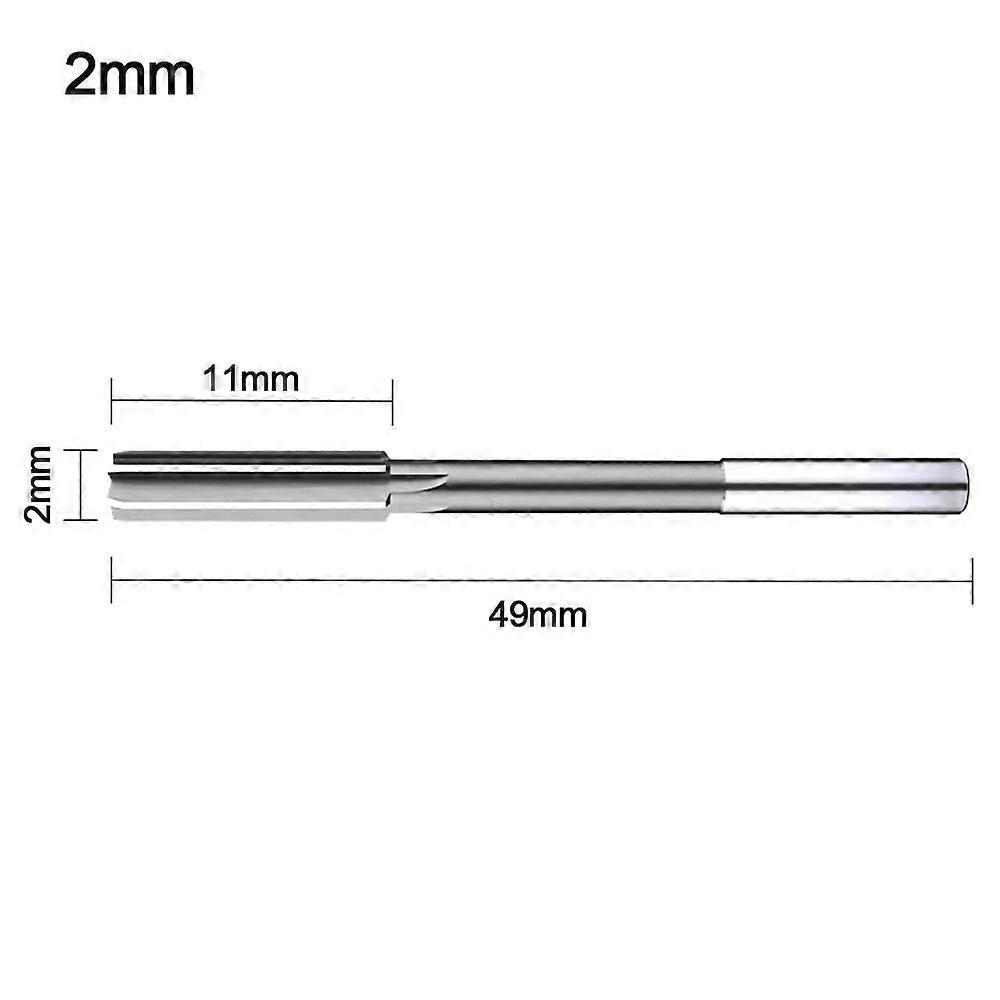 Al��soirs de Machine HSS durs 2-8mm al��soir droit H7 en acier rapide al��soir de serrage �� tige droite en m��tal