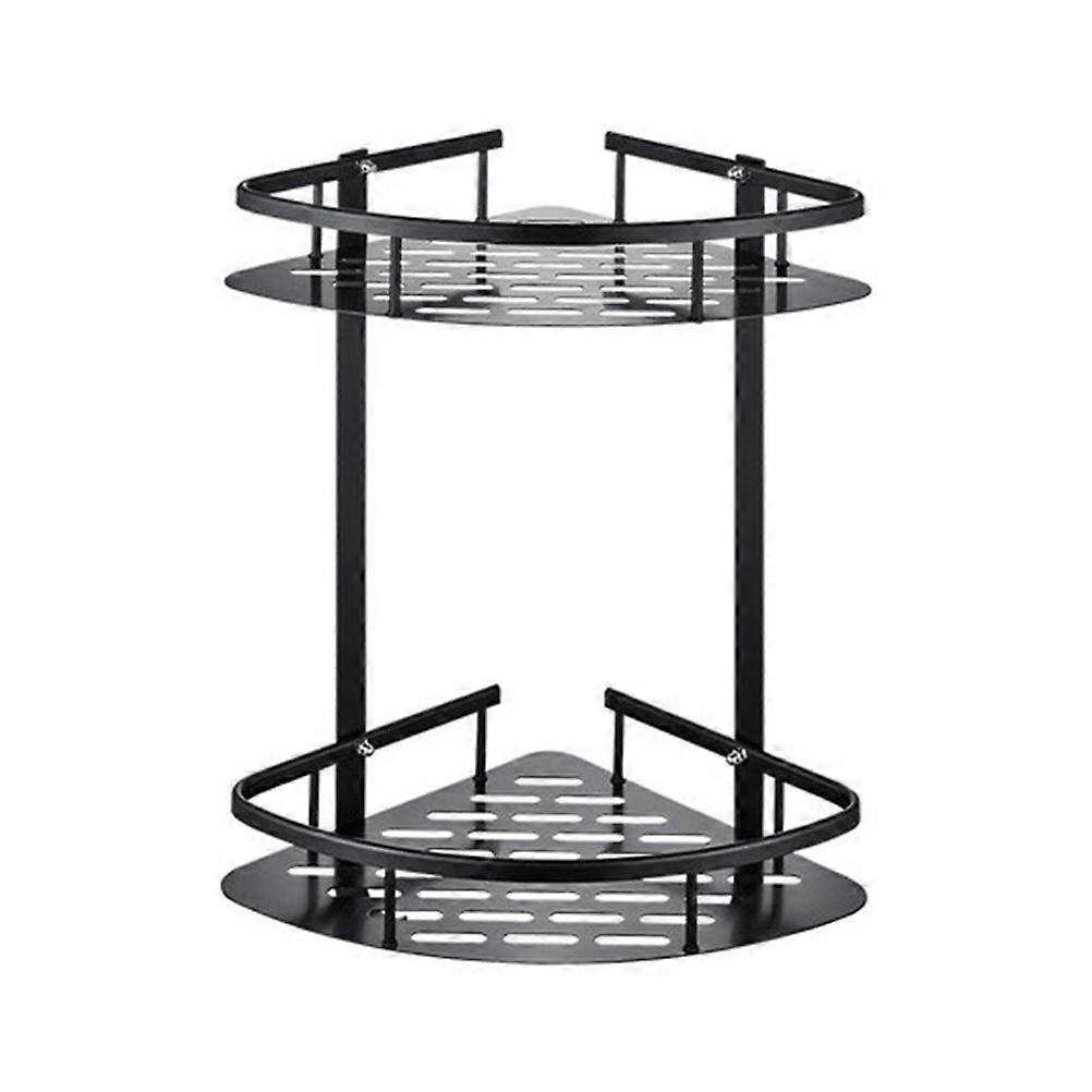 Bathroom Organizer Wall Mount Shelf for 2Pcs Storage Needs