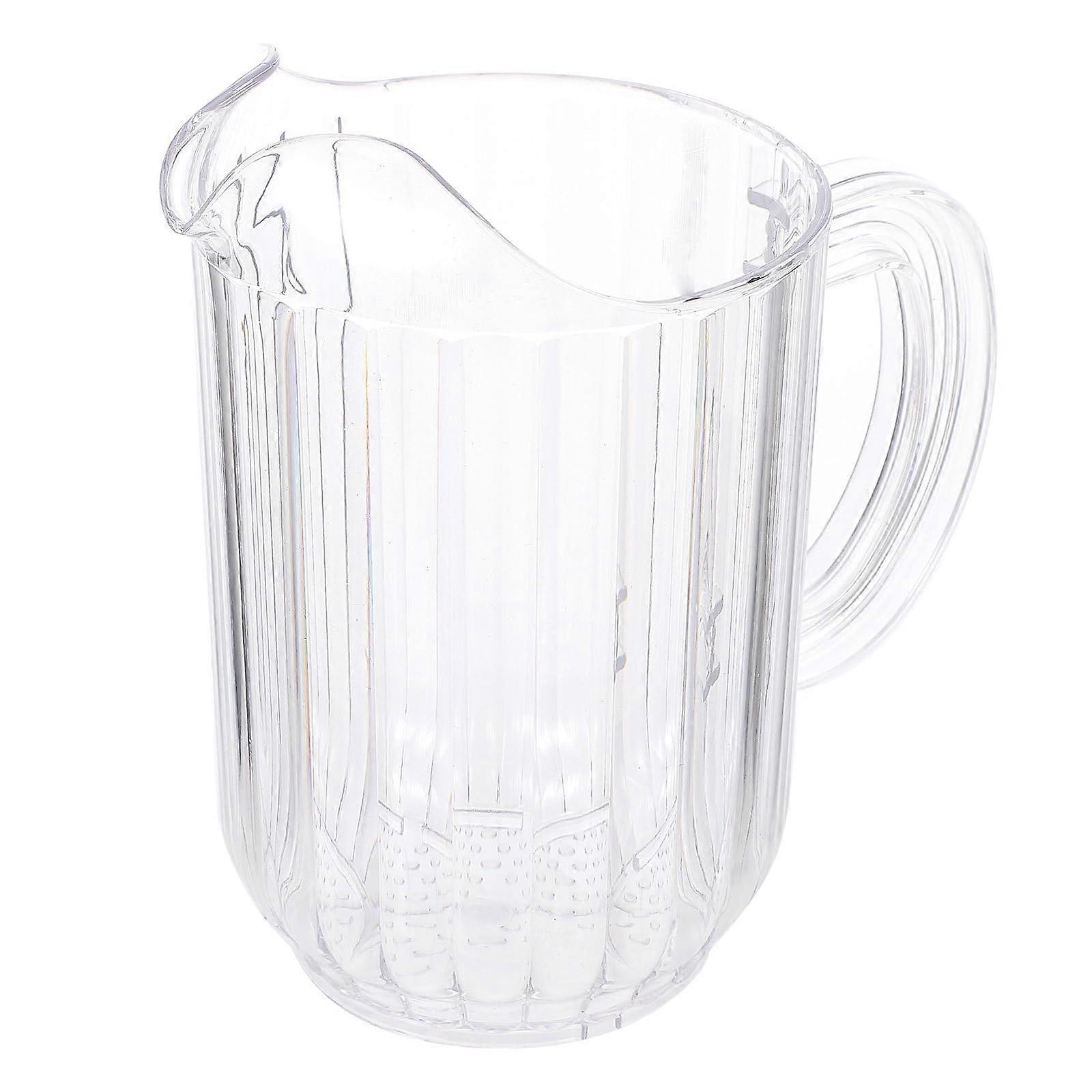 Transparent Water Pitcher with SpillPreventing Spout, Insulated Cold Drink Kettle for Home and Outdoor