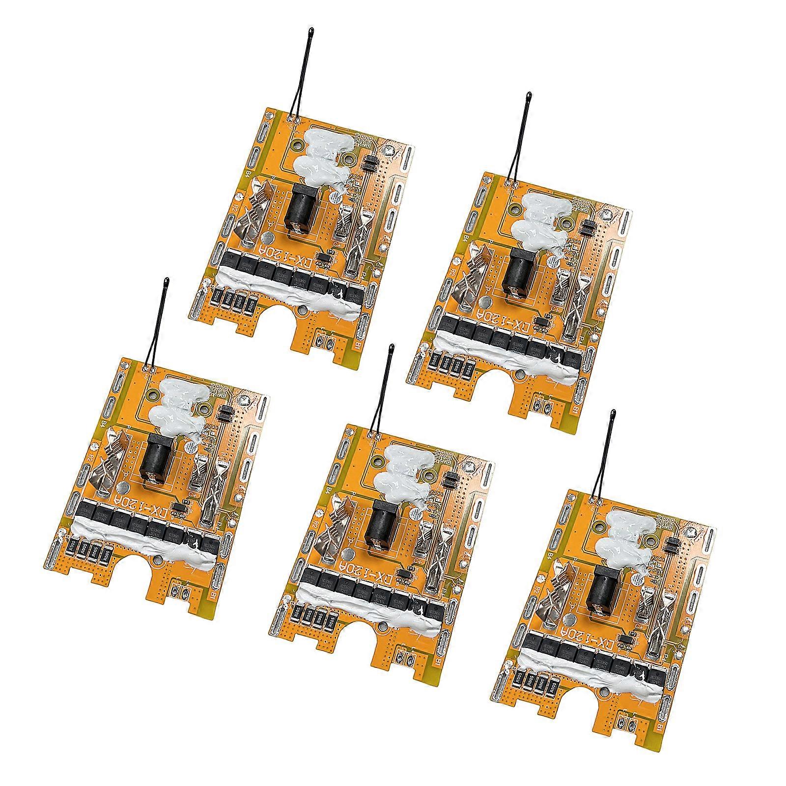 1/3/5Pcs 6MOS/8MOS 21V Battery Charging Protective Board Charging Protective Module Cell Module Battery Replacement Multicolor