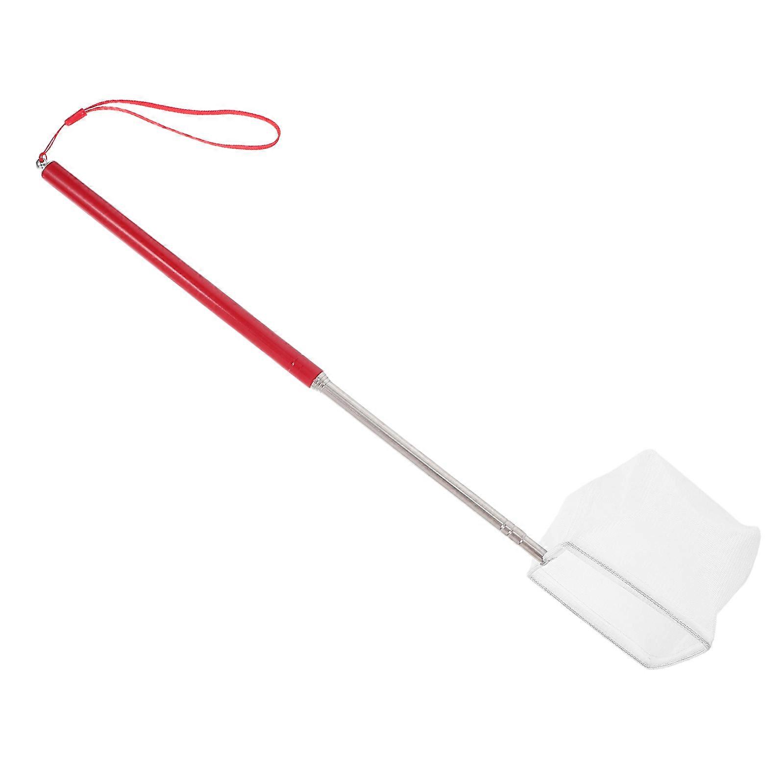 Aquarium Small Telescopic Shrimp Net for Fish Catching Red