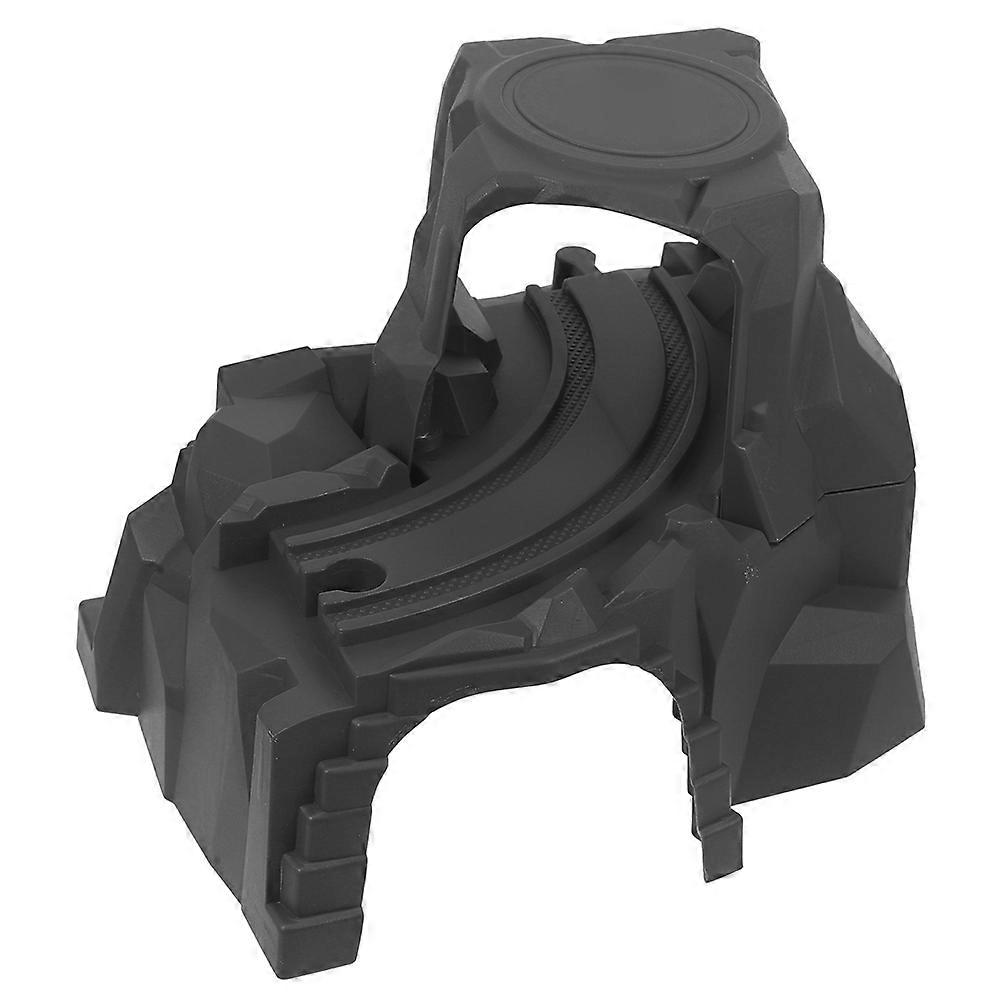 ABS Material Simulation Train Tunnel Model for Decoration Grey Toy Accessory