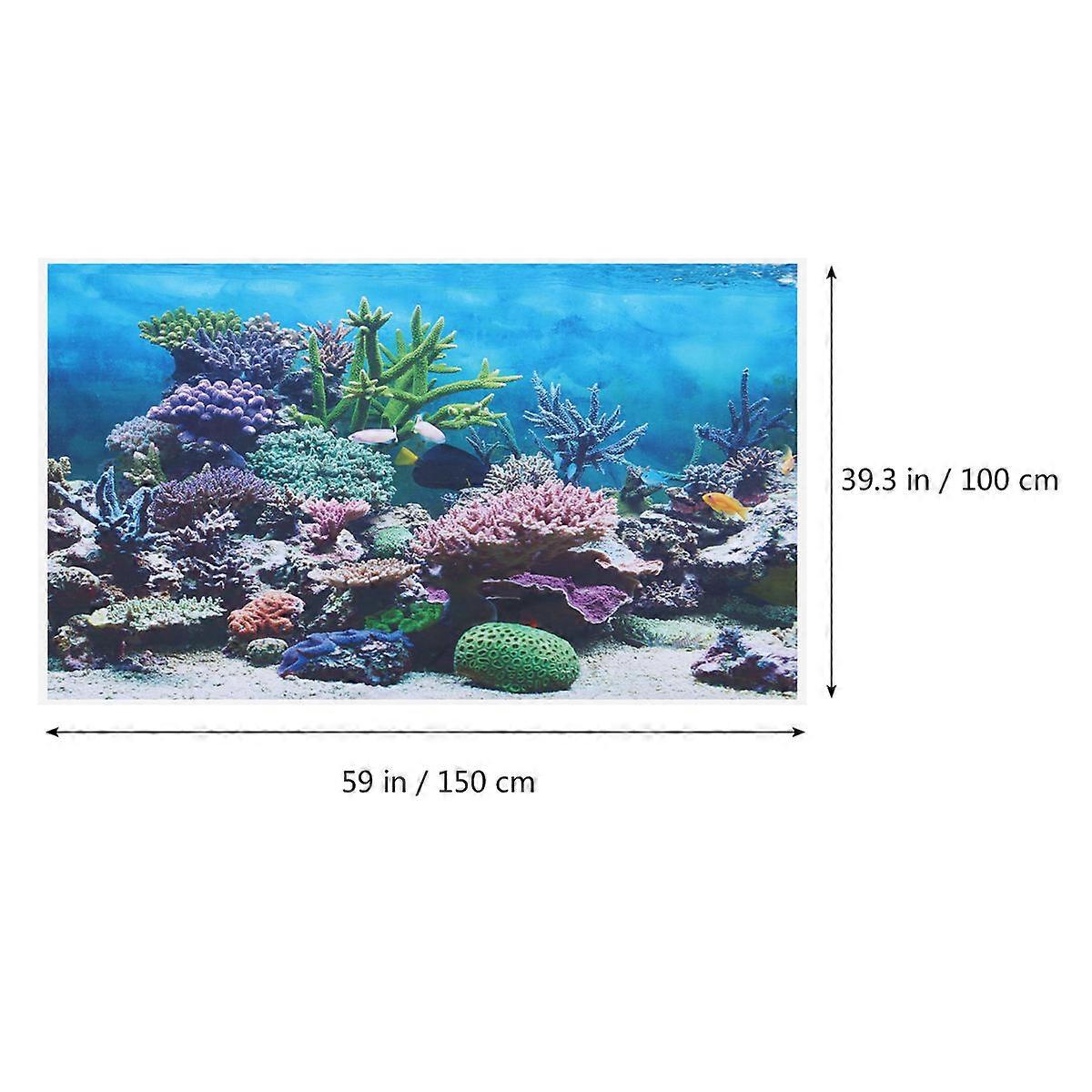Underwater World Background Cloth For Photography Equipment Rectangular Shape 1Set