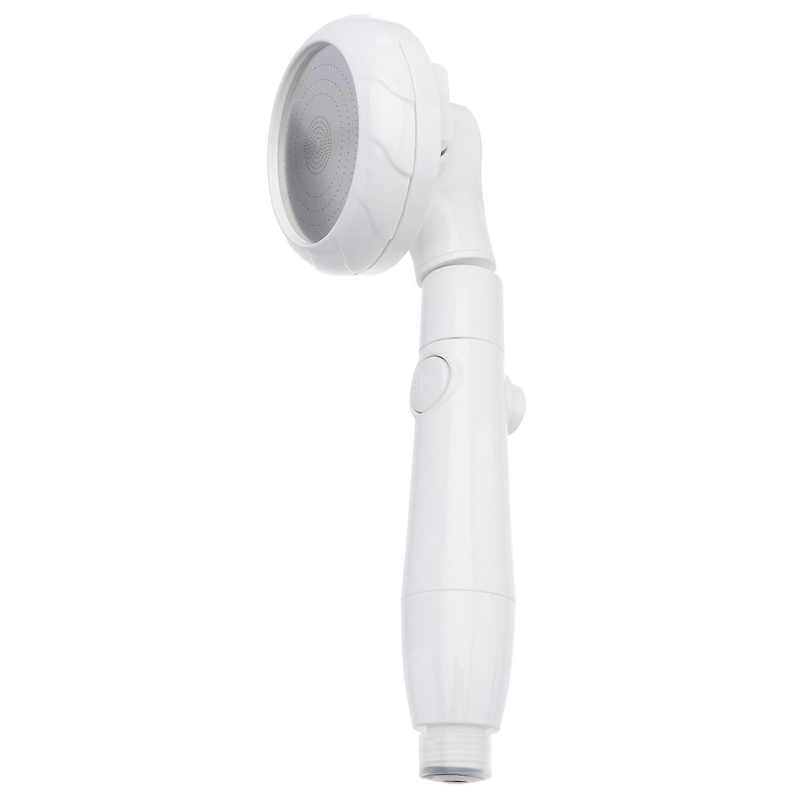 Flower Shower Nozzle Adjustable Shower Head Kit with One-Button Stop Function 1Set