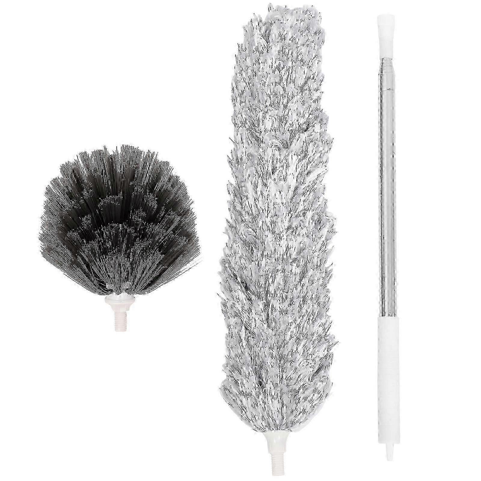 Extendable Microfiber Duster for Ceiling Fans & Cobwebs, Washable