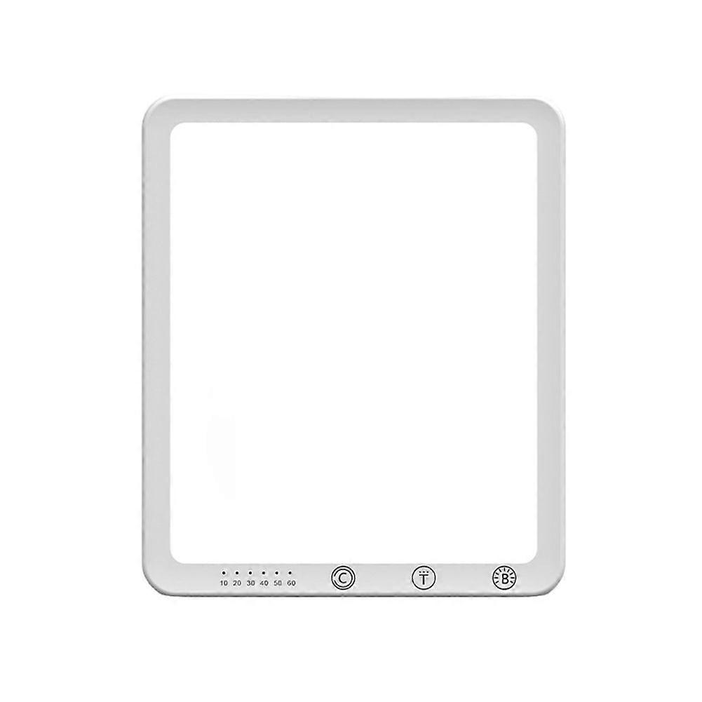 Light Therapy Lamp 10000 Lux Full Spectrum SAD Treatment Lamp Timer & Memory Function Happy Sunlight Lamp US PLUG