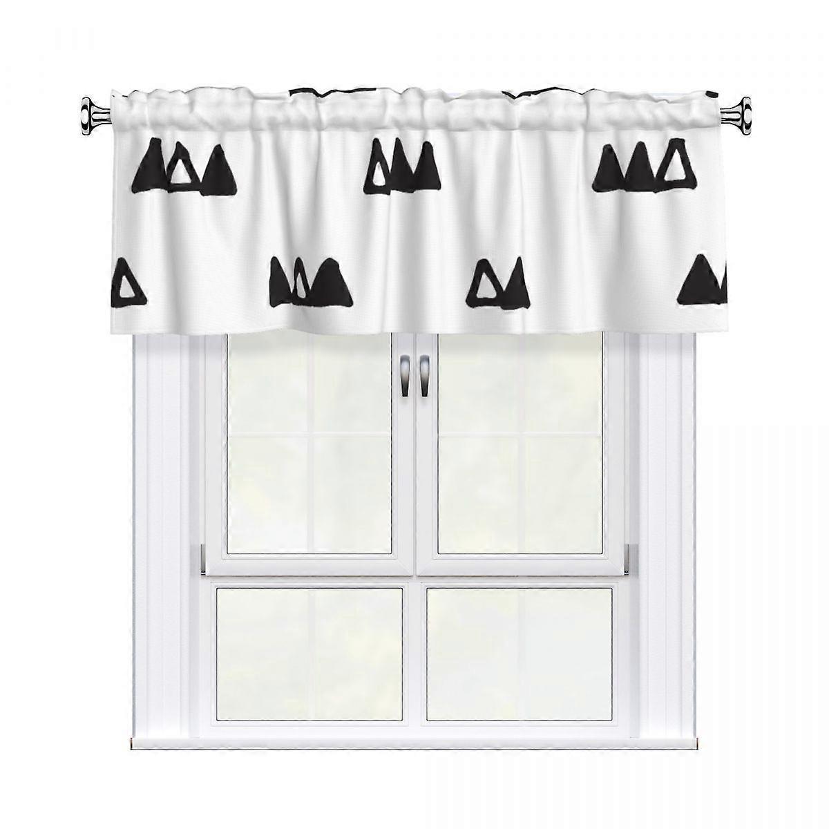 Small Kitchen Window Rod Pocket Curtains