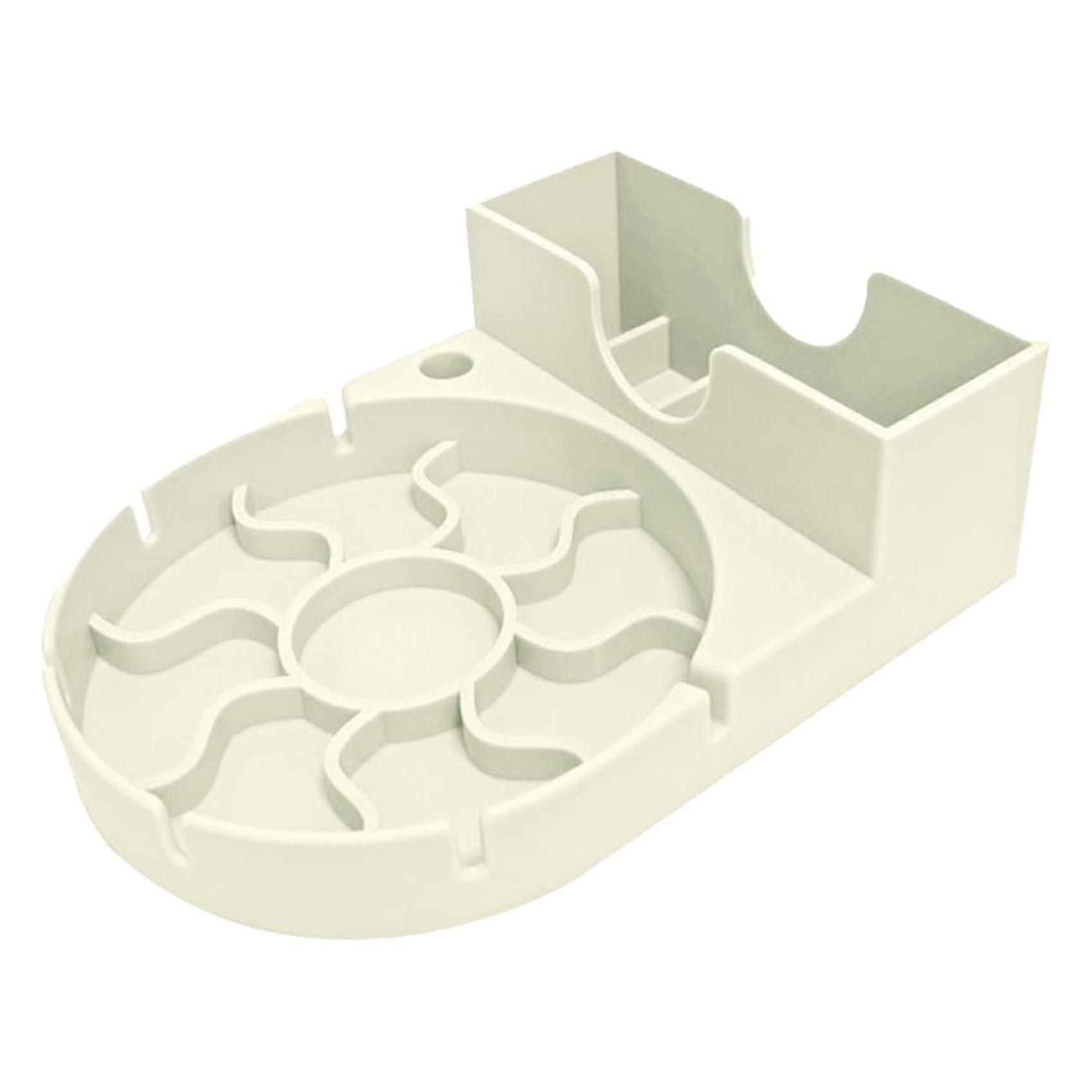 Kitchen Bottle Drying Rack NonSlip Silicone Holder Cream Color for Efficient Water Drainage