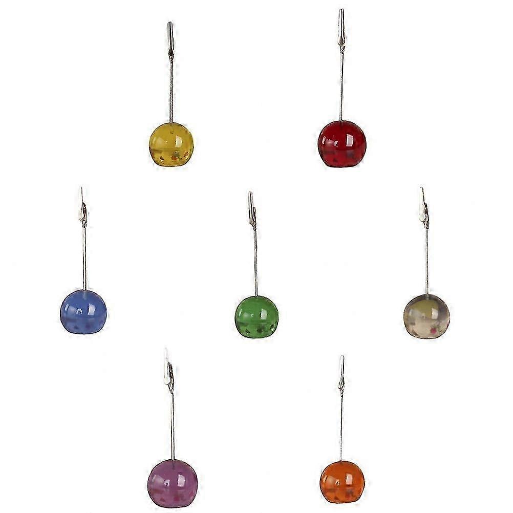 7pcs Random Color Spherical Photo Note Memo Holder Clips