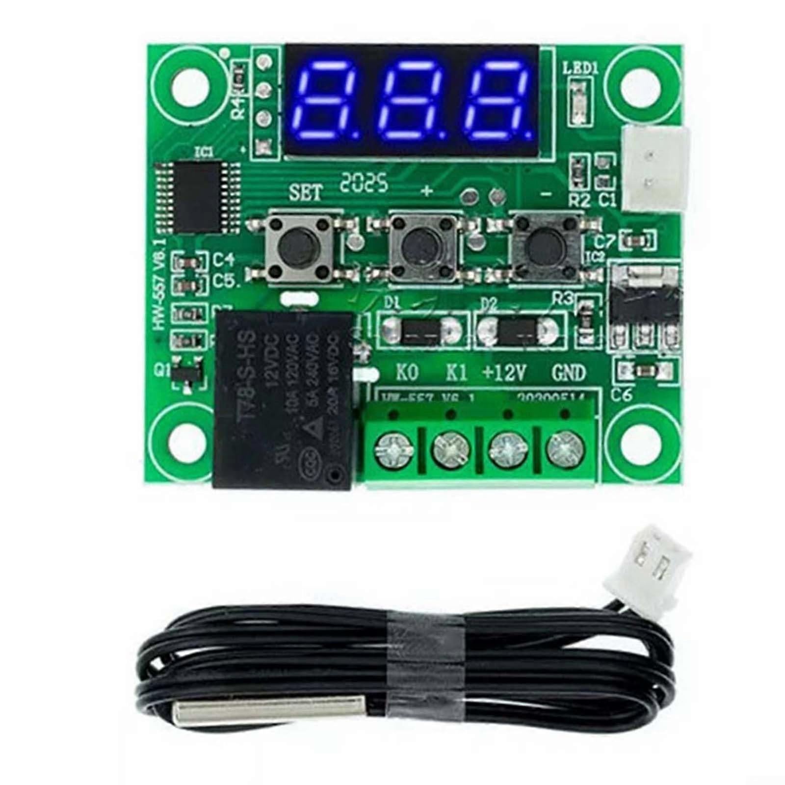 12V Digital Thermostat Temperature Controller W1209 with Precise Control and  Relay Output