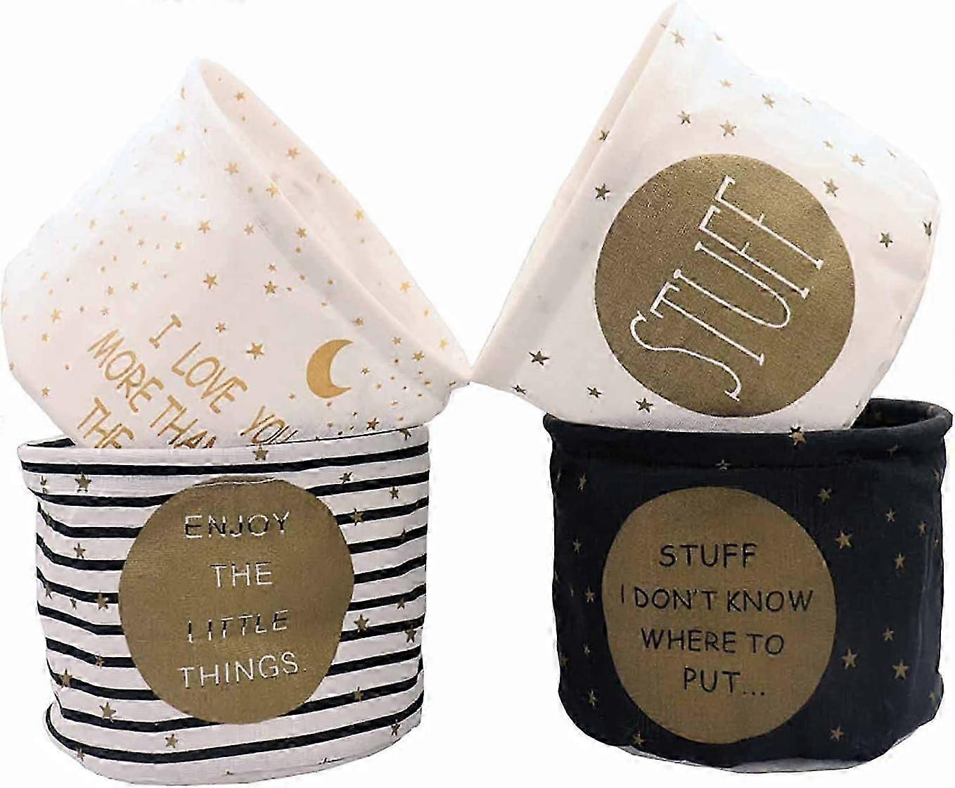 Waterproof Storage Boxes - Pack of 4 Foldable Storage Baskets