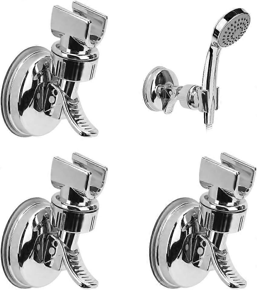 3PCS Adjustable Shower Head Holder Wall Mount, UOIXPUHUO No Drill Removable