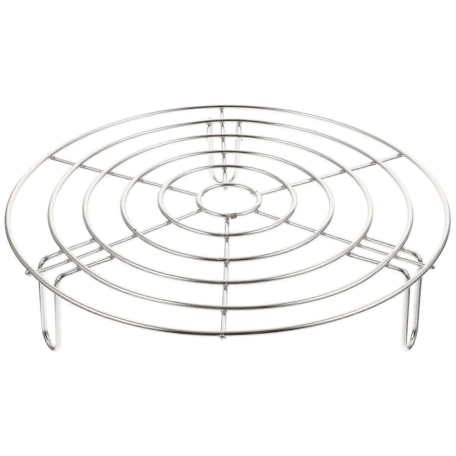 Household Steaming Rack Practical Cooling Rack Stainless Steel Steam Rack Kitchen Accessory