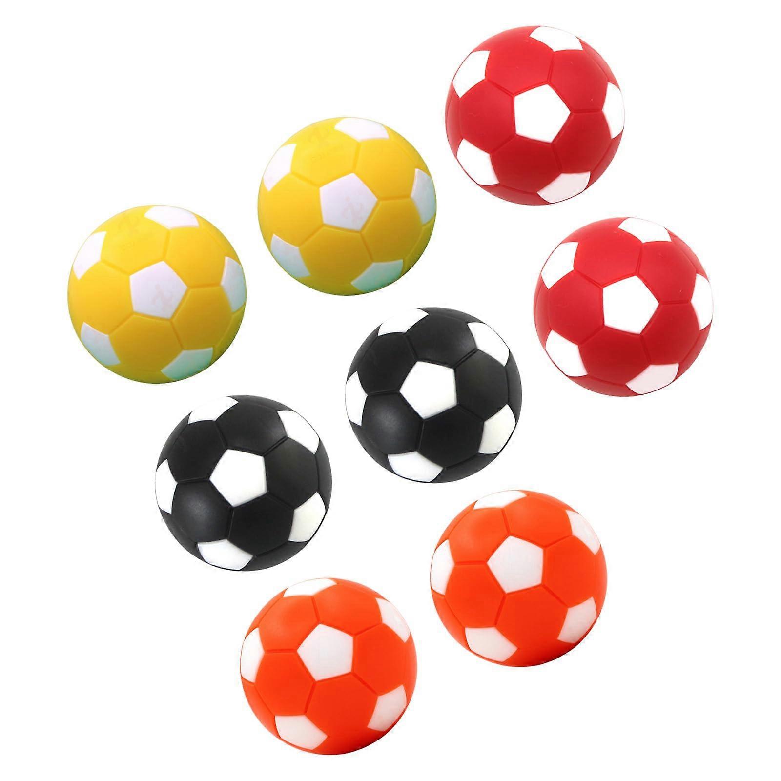 8Pcs Foosball Balls Official Size Durable Table Soccer Game Balls Universal Replacement Set