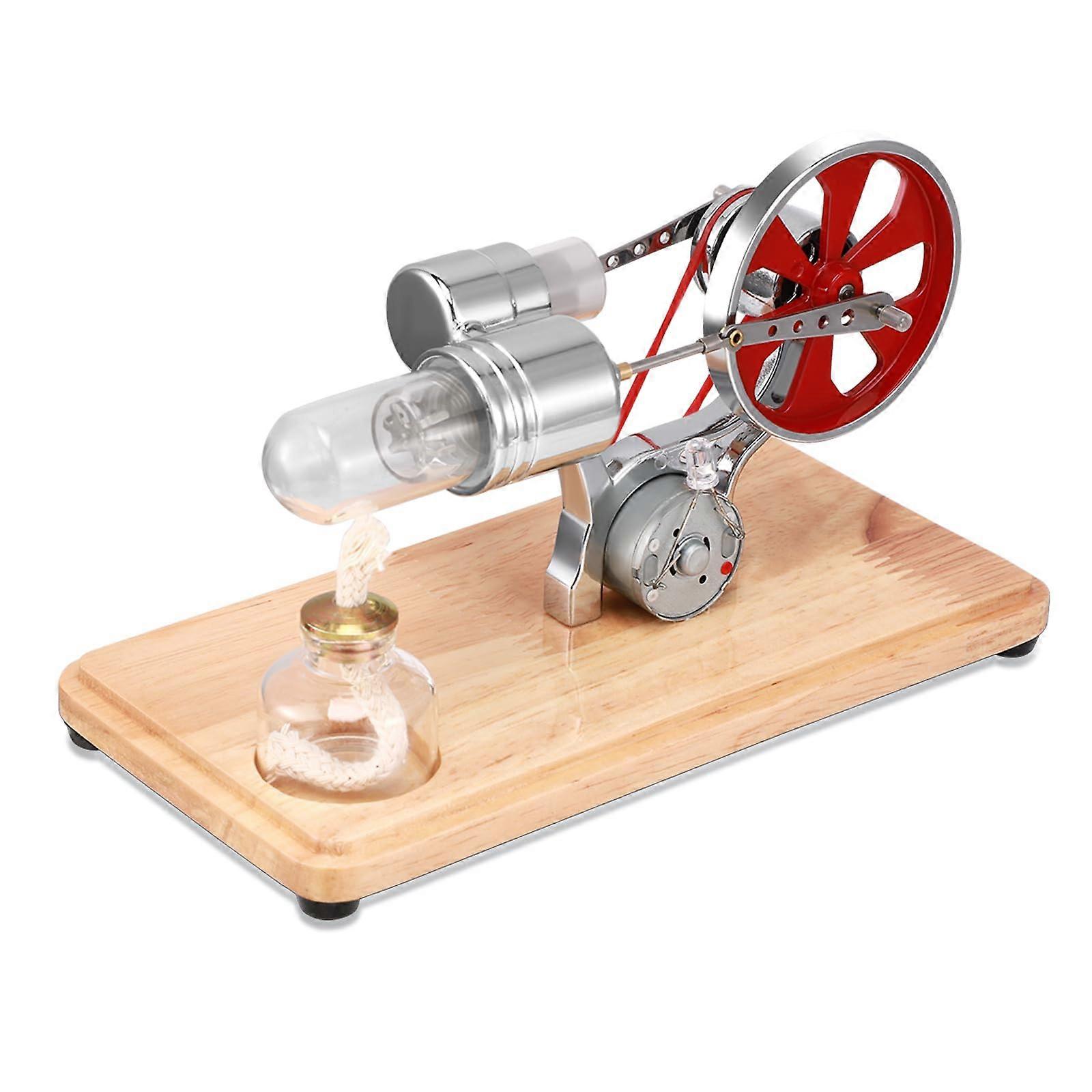Stirling Engine Motor Kit Metal Steam Engine Model for STEM Education Science Experiment Gift