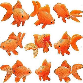 15-teilige Aquariumdekoration aus Kunststoff in Fischform