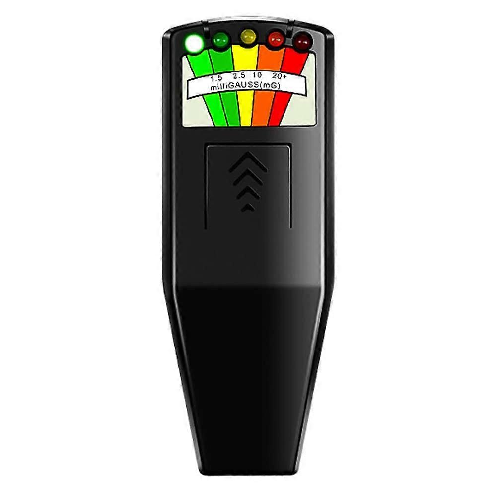 EMF Meter with 5LED Radiation Indicator, Fast Response EMF Detector for Home and Office Use