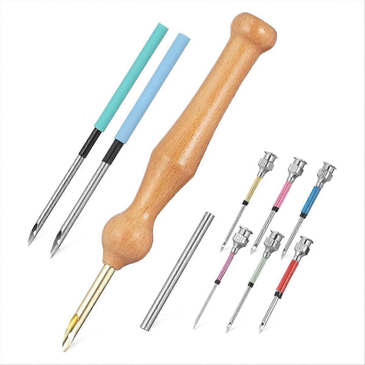 1 set broderi broderi kit punch needle kit