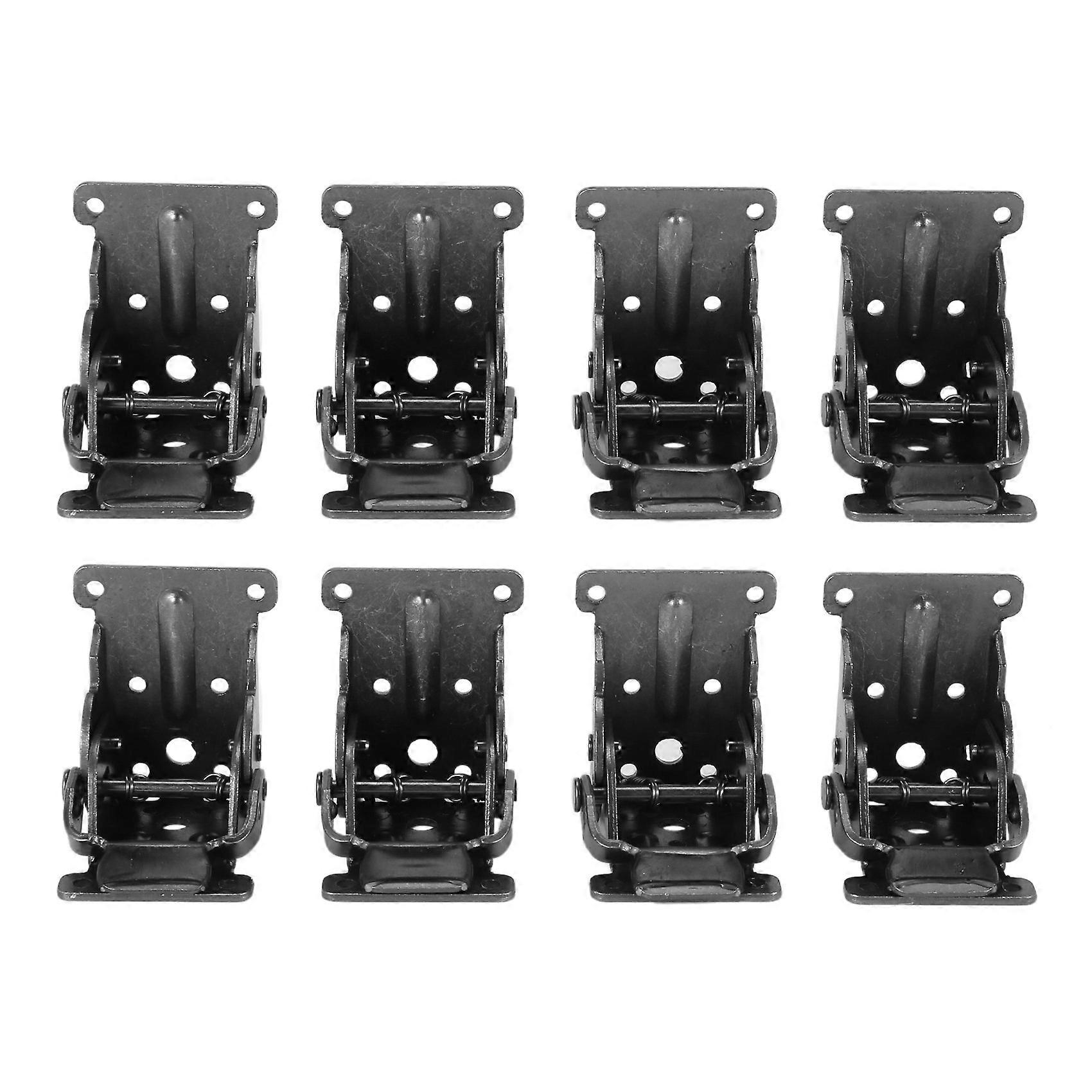 8Pcs Collapsible Support Frame Self-Locking Hinge Table Leg Fittings and Gussets