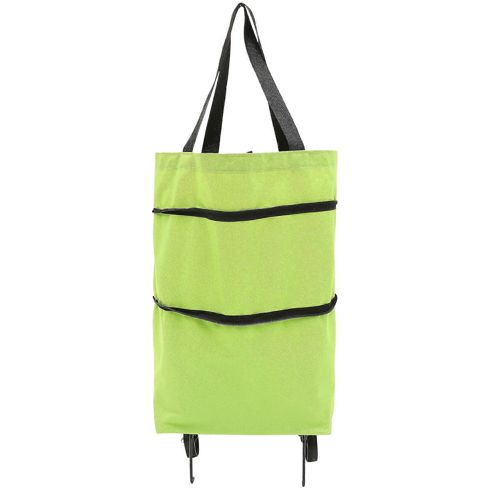 Collapsible Trolley Bag with Wheels for Storage Use