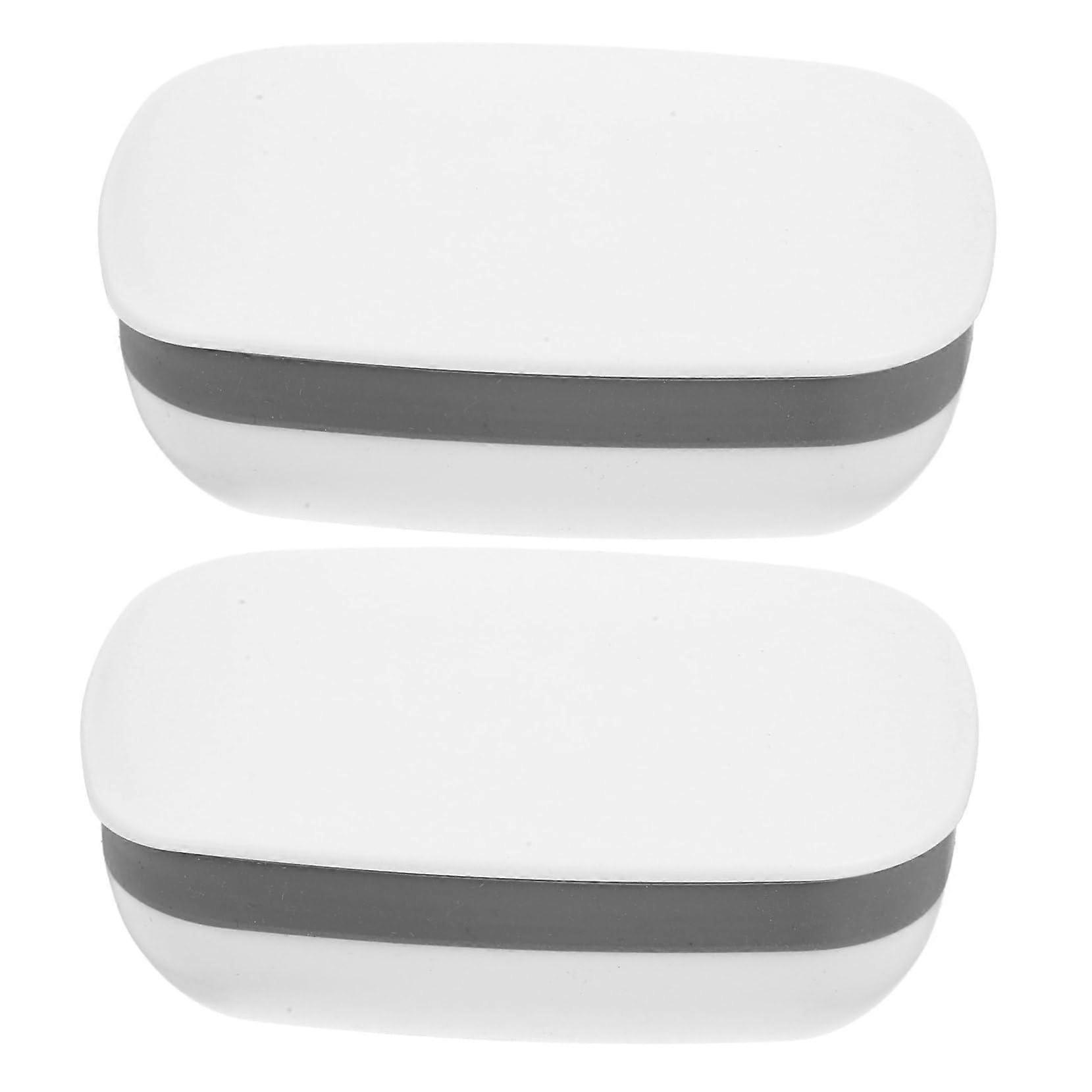 2pcs Travel Soap Case with Sealed Leakproof Lid, Durable Waterproof Holder for Camping