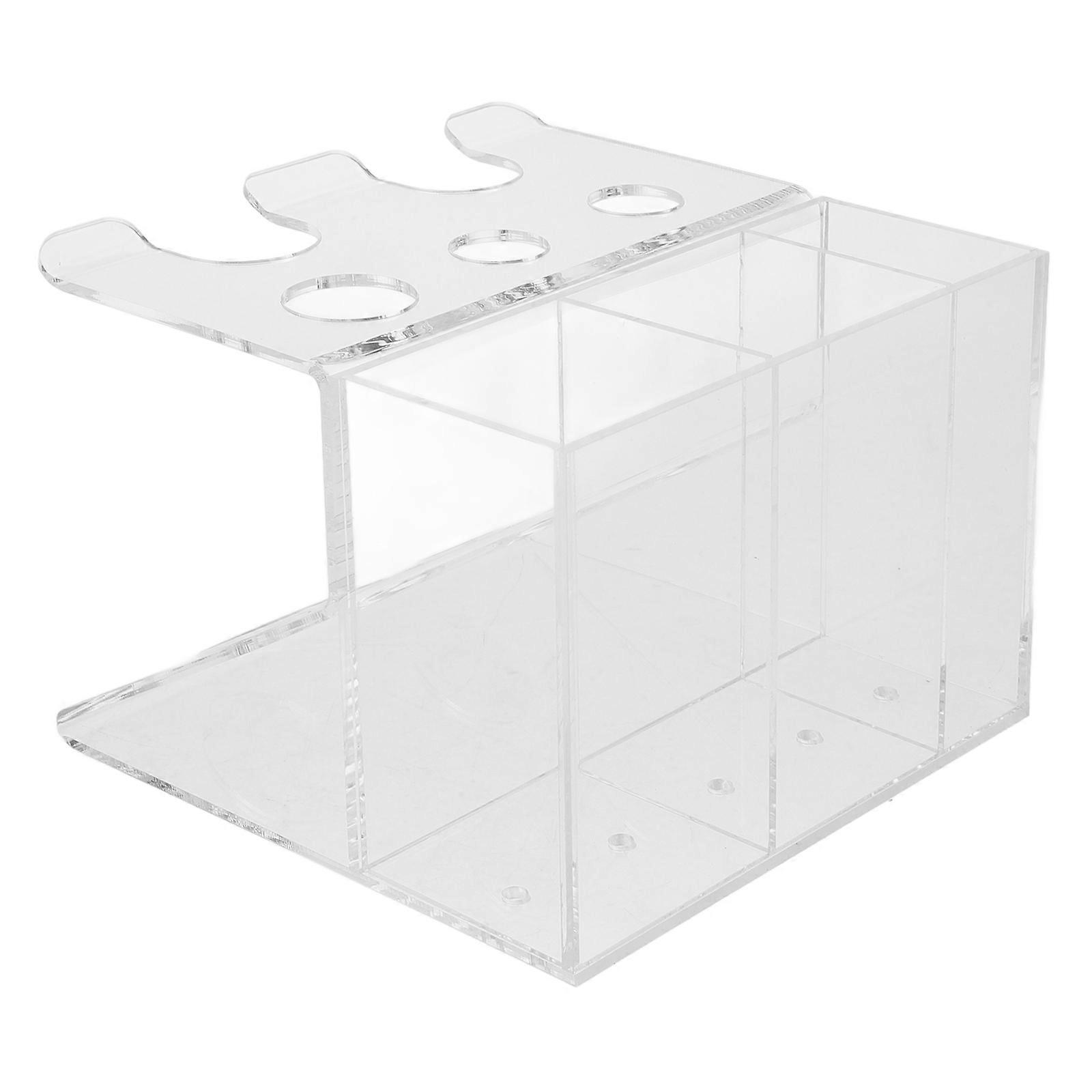 Razor Holder Acrylic Desk Organizer for Bathroom Essentials 5Pcs Set