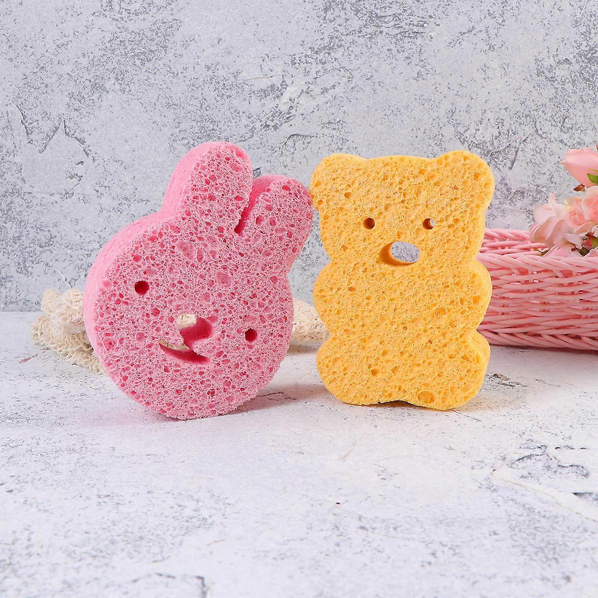 Baby Bath Sponge Soft Bath Sponge for Baby Bathing Use 4Pcs