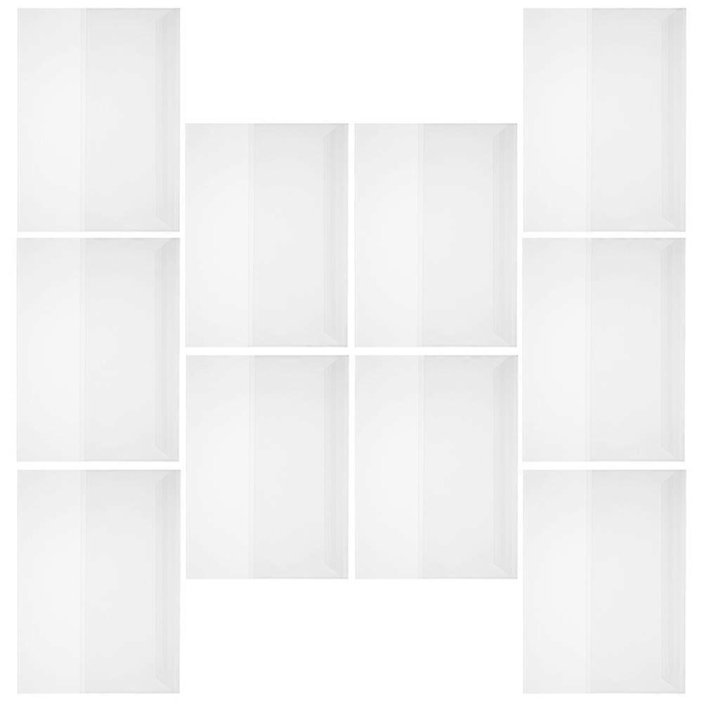 Waterproof Book Cover Protector Transparent PP Material 10 Sheets Set