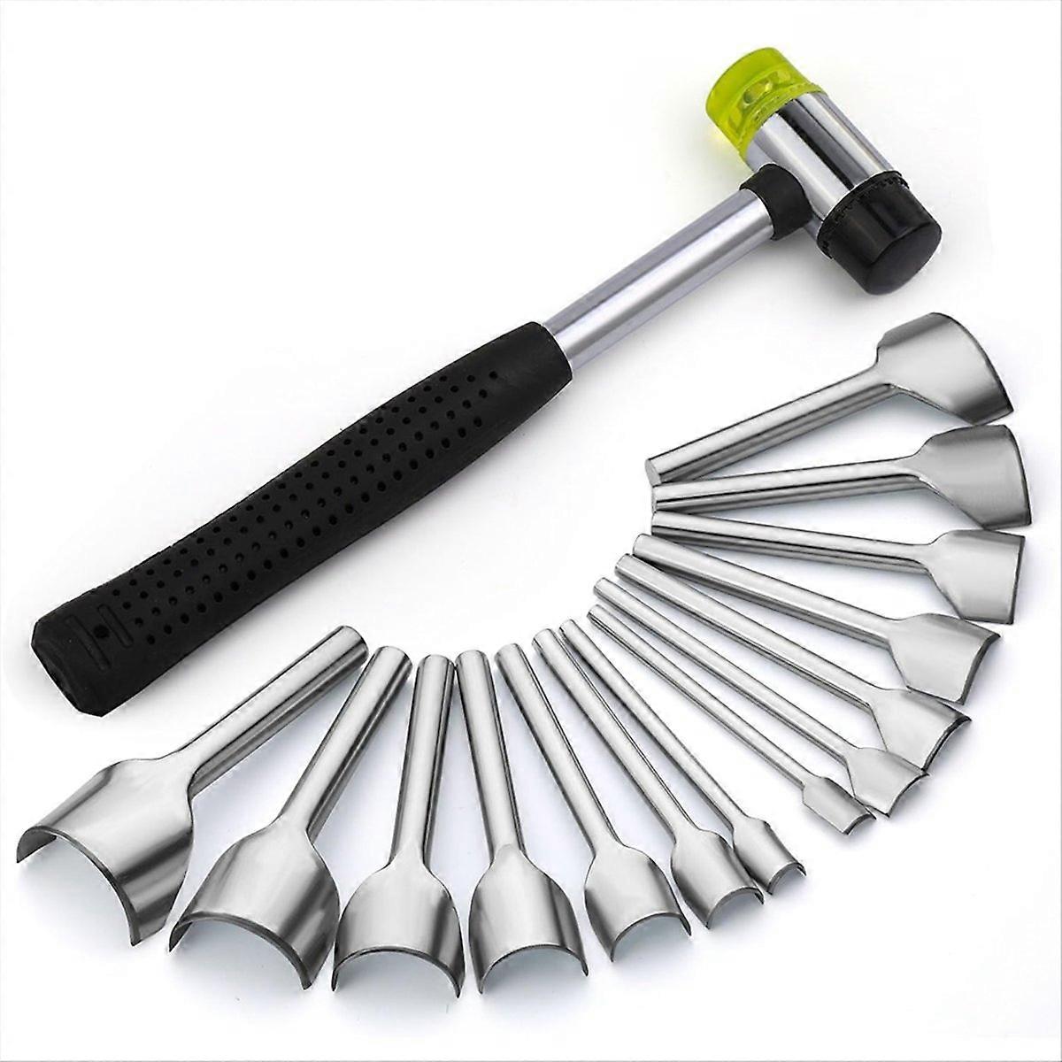 14 Sizes Corner Punch, Half-Round Punch Set