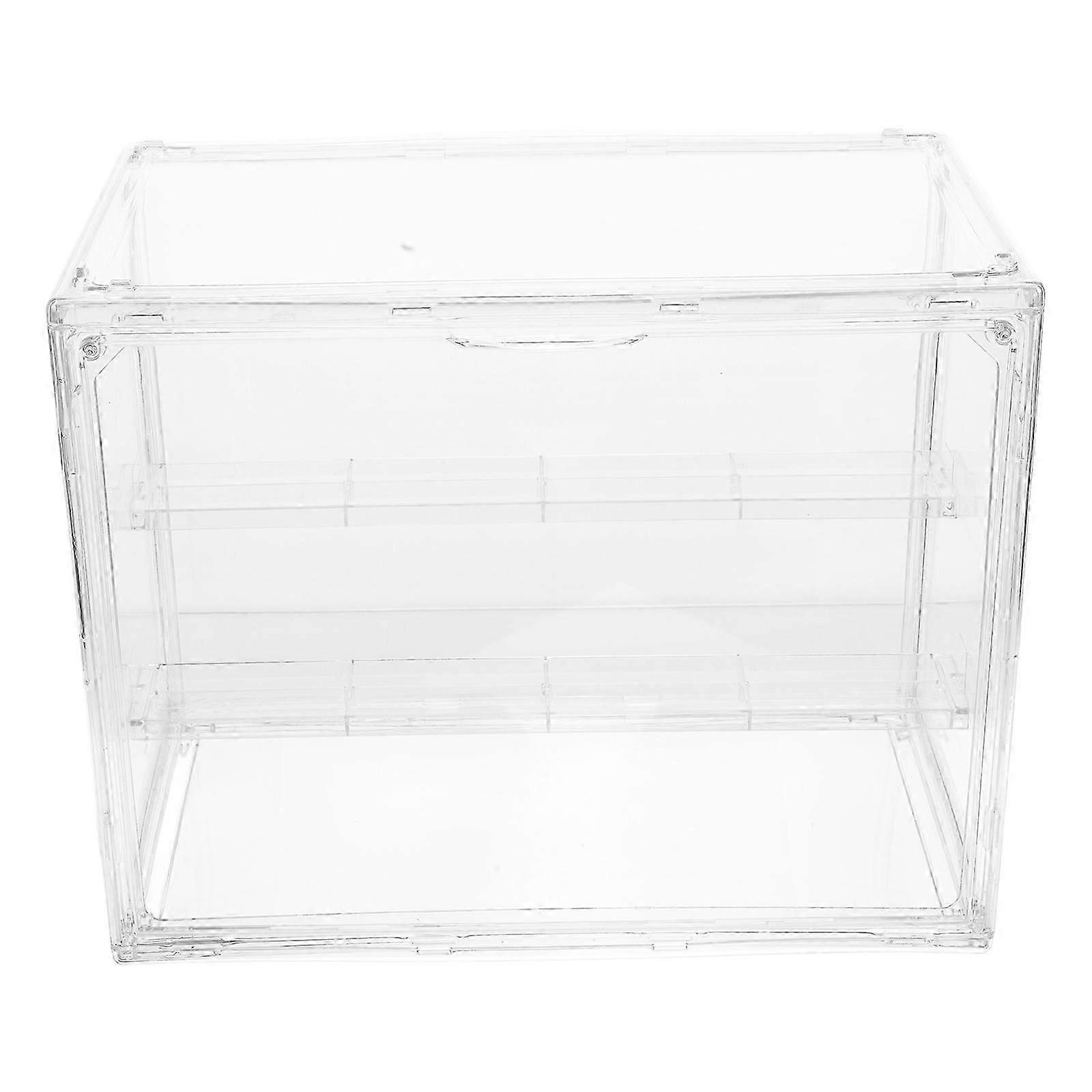2-Pack Clear Acrylic Display Stands for Small Decorative Items