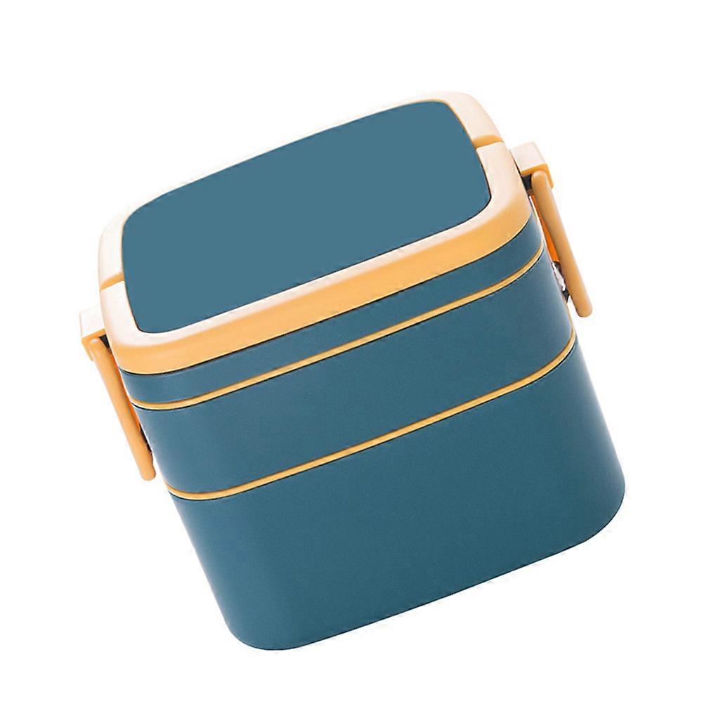 Household Bento Box Multi-Function Food Box for Kitchen Use 2Pcs Blue