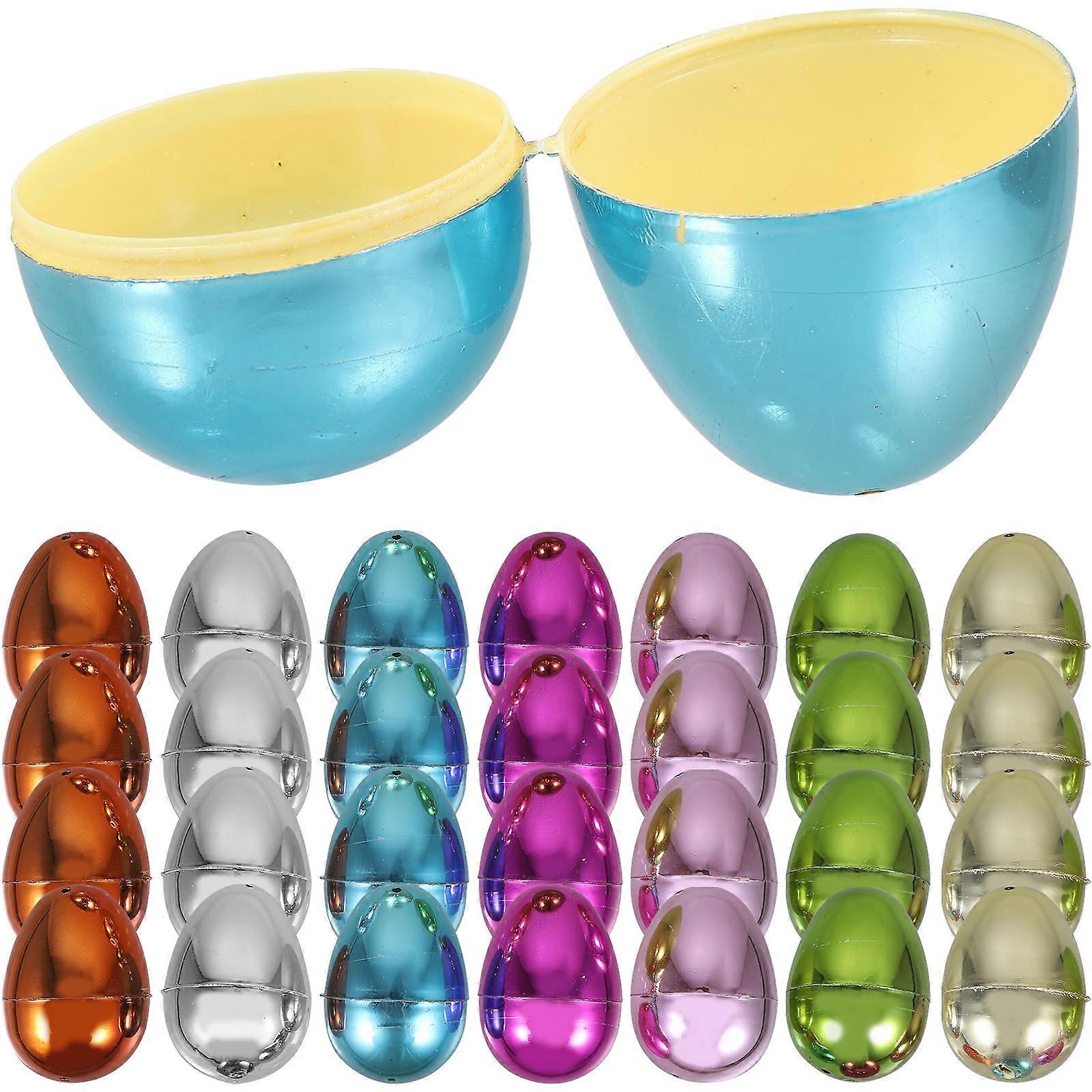 30pcs Openable Easter Eggs Fillable Easter Eggs Refillable Egg Easter Party Supplies