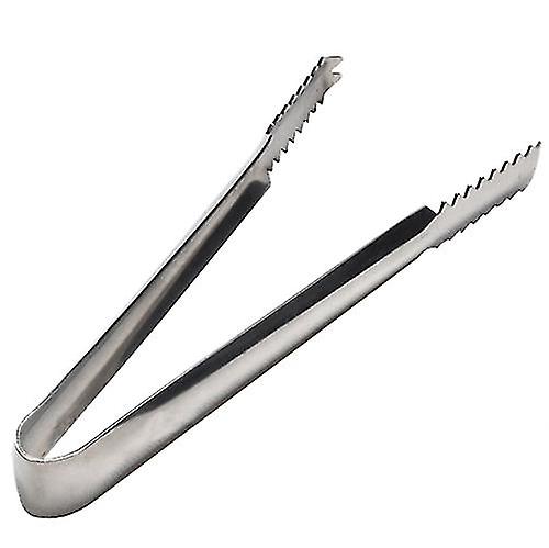 Stainless Steel Kitchen Utensil Tongs For Ice Sweets Bread Buffet Party