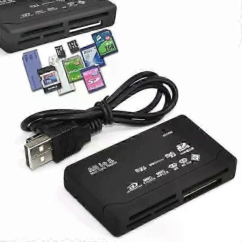 Usb 20 All In One Mini Memory Card Reader Multifunctional Card Reader 480mbps Tf M2 Xd Cf Micro Sd