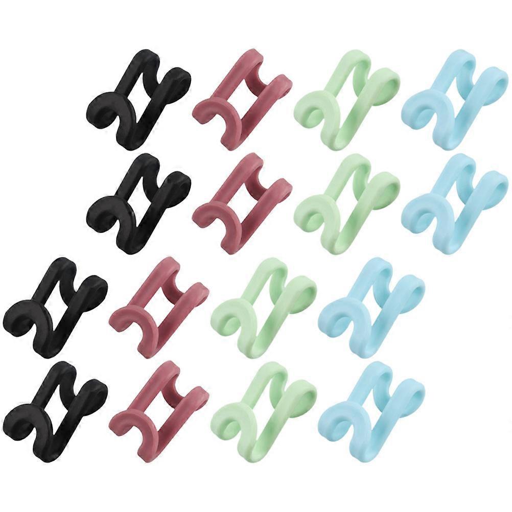 Clothes Hanger Connector Hooks for Wardrobe Space Saving 24Pcs Plastic