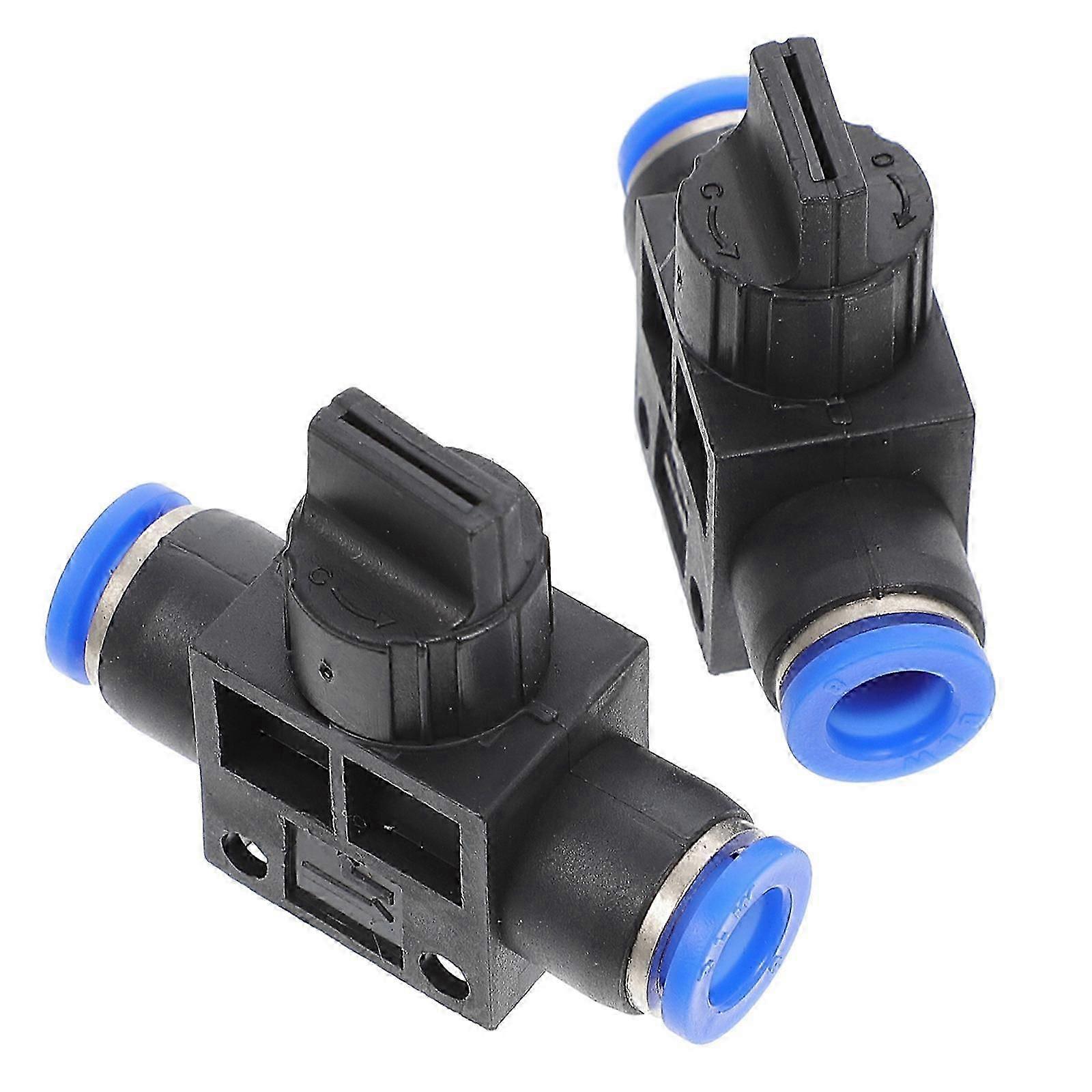 Pneumatic Connector Valves Quick Connectors for Pipe Use 2Pcs Durable