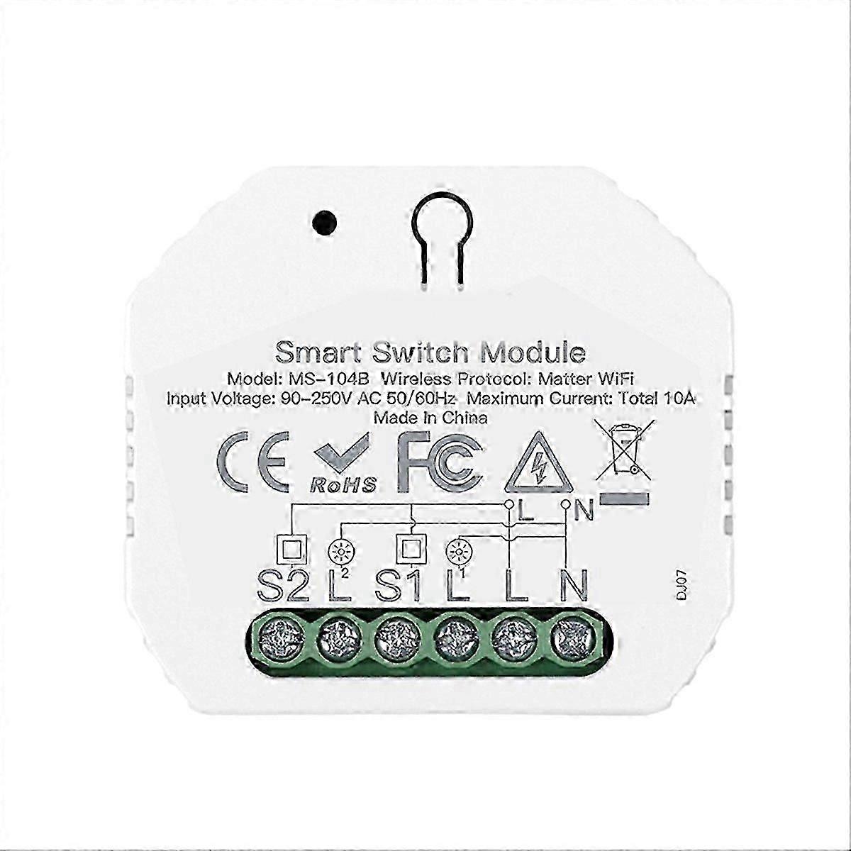 Tuya WiFi Smart Switch Module with App Remote Control, Timer, and Automation,z