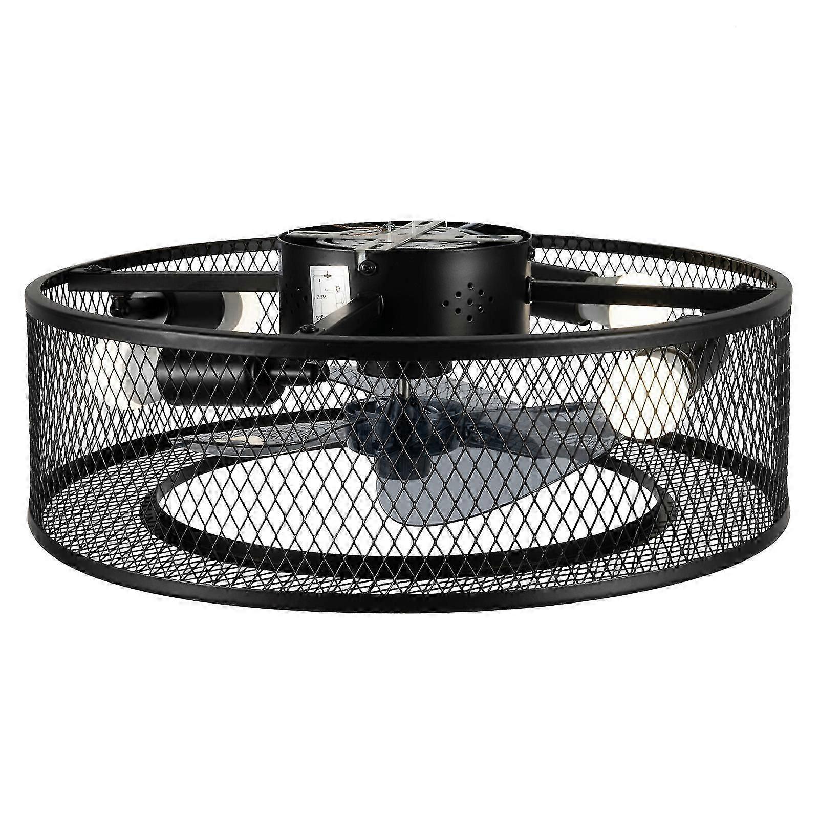 18" Retro LED Ceiling Fan Light With Remote Control
