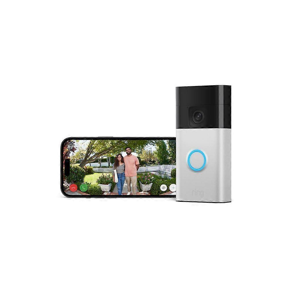 Wireless Video Intercom (Battery Powered Video Intercom) with Medium Format HD Image | Easy (5 Minutes) Internal Battery