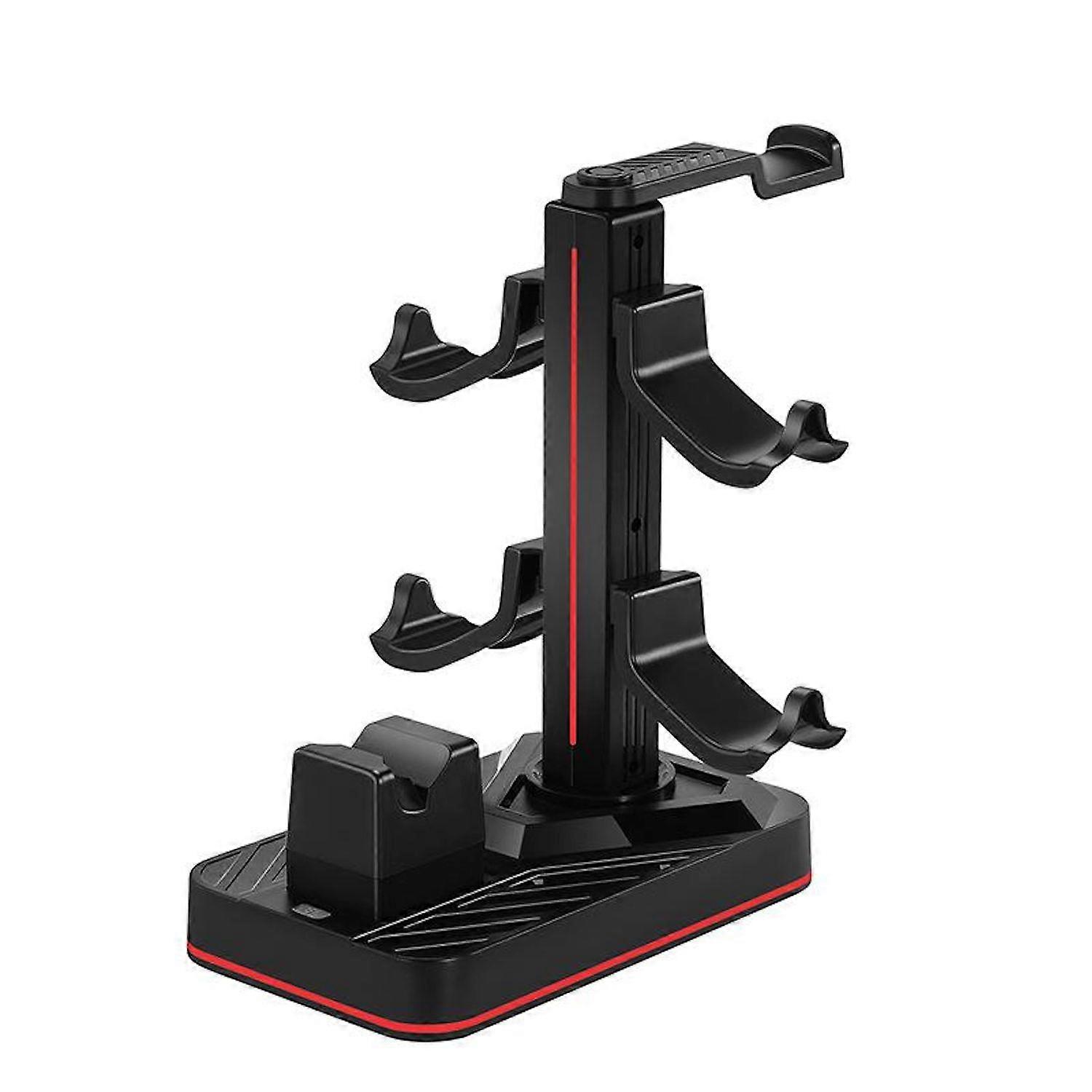 Charging station for Nintendo Switch 2 Pro Controllers + headphone holder (charging function)